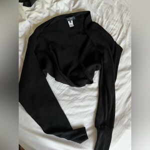 Black Shoulder shrug